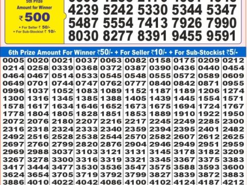 Today Lottery Sambad