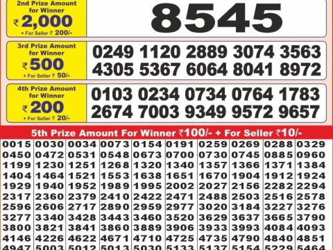 Today Lottery Sambad