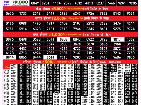 Today Lottery Sambad