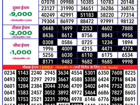 Today Lottery Sambad