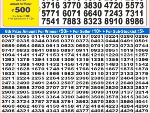 Today Lottery Sambad