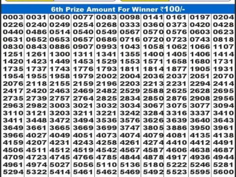 Today Lottery Sambad