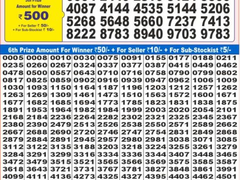 Today Lottery Sambad