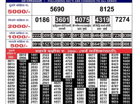 Today Lottery Sambad