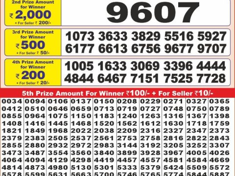 Today Lottery Sambad