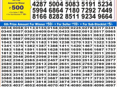 Today Lottery Sambad