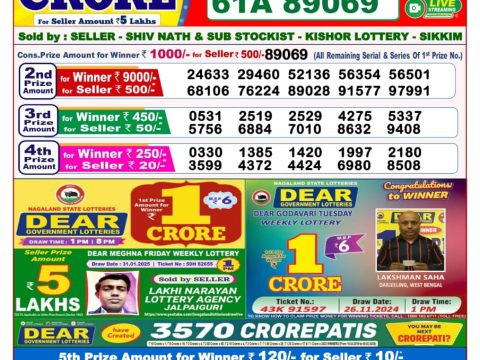 Today Lottery Sambad