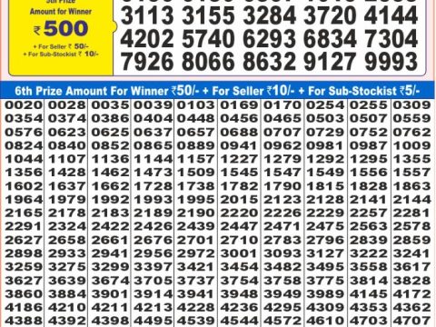 Today Lottery Sambad