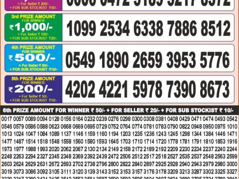 Today Lottery Sambad