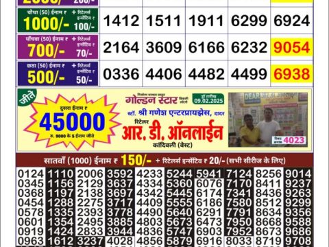Today Lottery Sambad