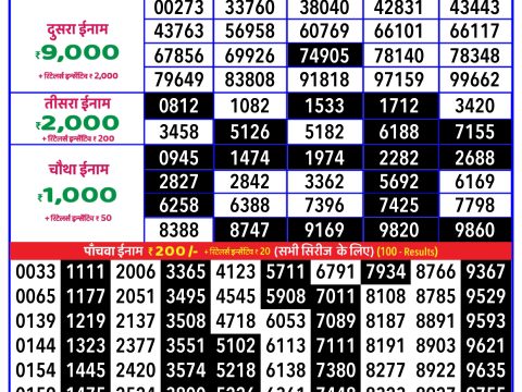 Today Lottery Sambad