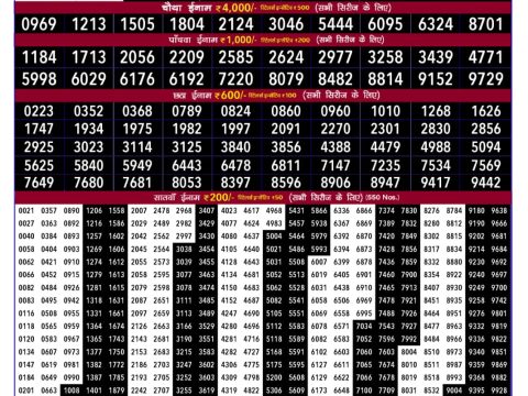 Today Lottery Sambad