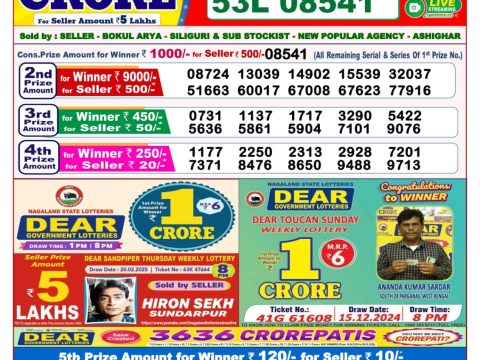 Today Lottery Sambad