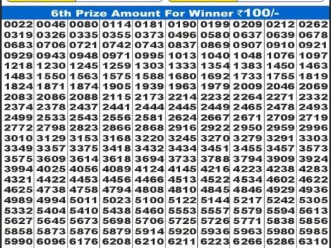 Today Lottery Sambad