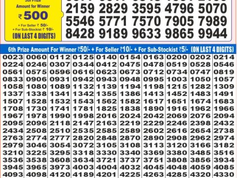 Today Lottery Sambad