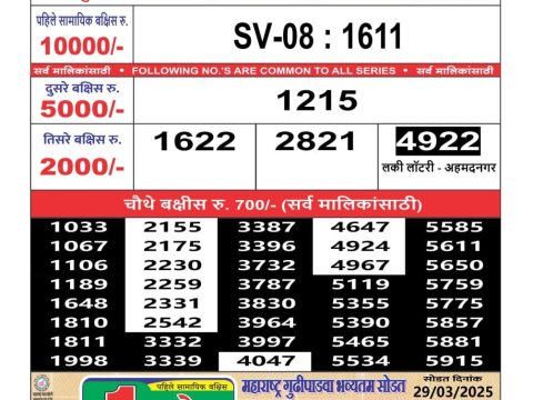 Today Lottery Sambad