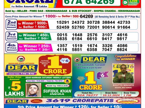 Today Lottery Sambad