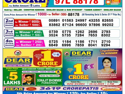 Today Lottery Sambad