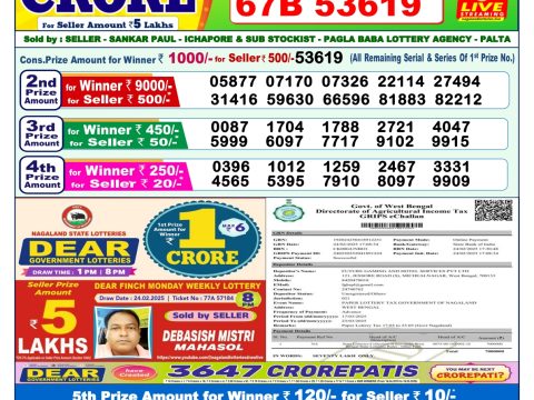 Today Lottery Sambad
