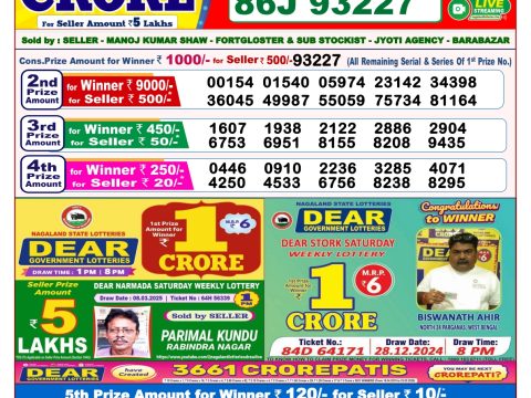 Today Lottery Sambad