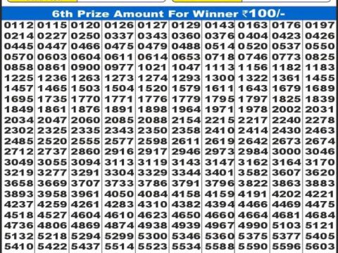 Today Lottery Sambad