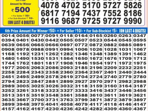 Today Lottery Sambad