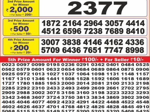 Today Lottery Sambad