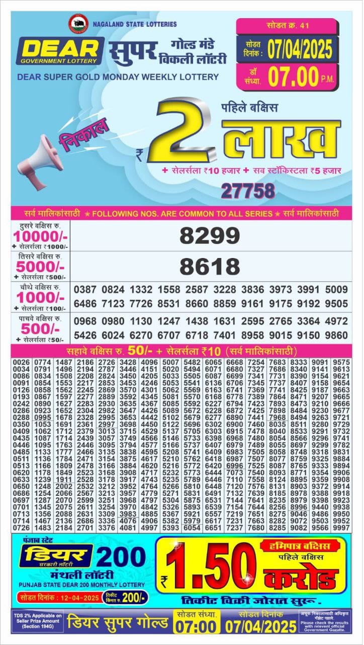 Today Lottery Sambad