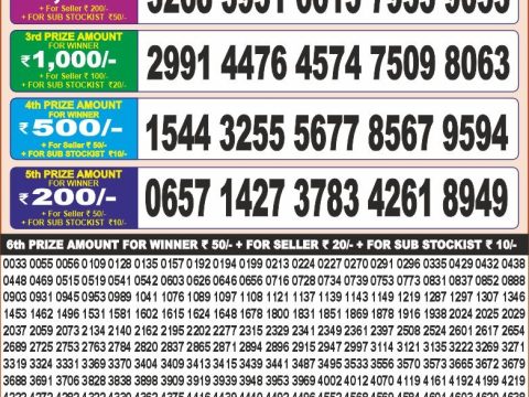 Today Lottery Sambad