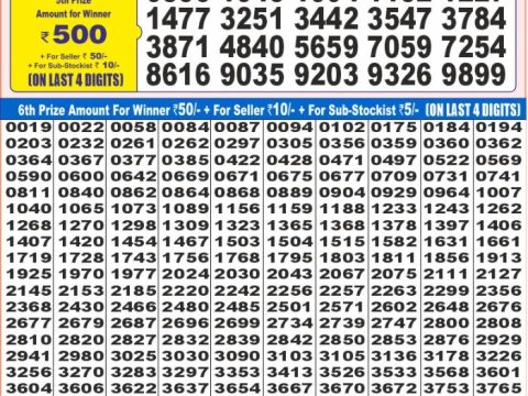 Today Lottery Sambad