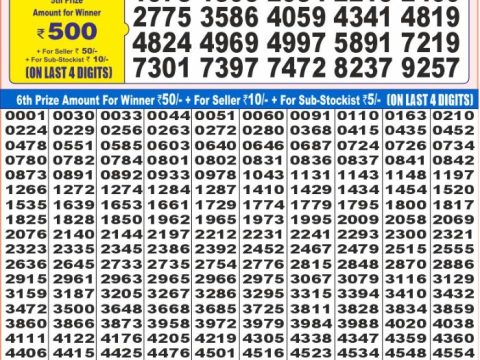 Today Lottery Sambad