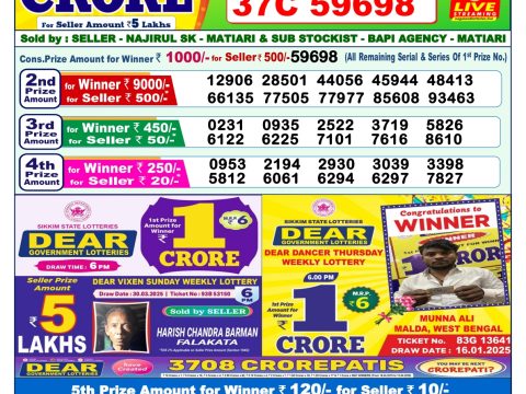 Today Lottery Sambad