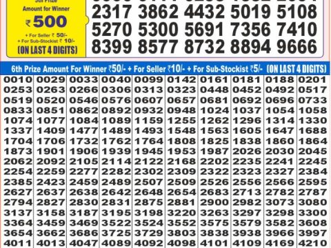 Today Lottery Sambad
