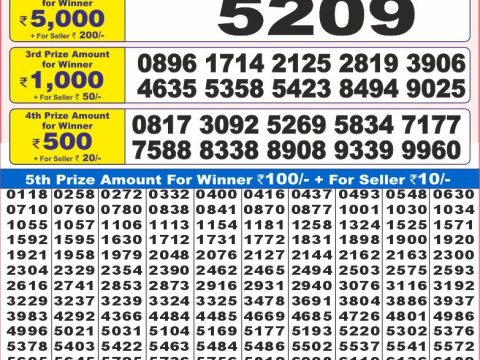 Today Lottery Sambad