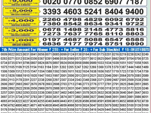 Today Lottery Sambad