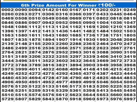 Today Lottery Sambad
