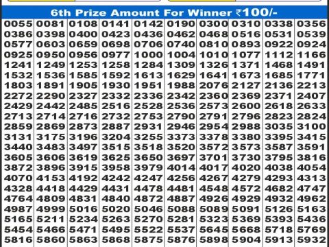 Today Lottery Sambad