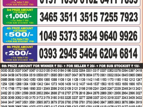 Today Lottery Sambad