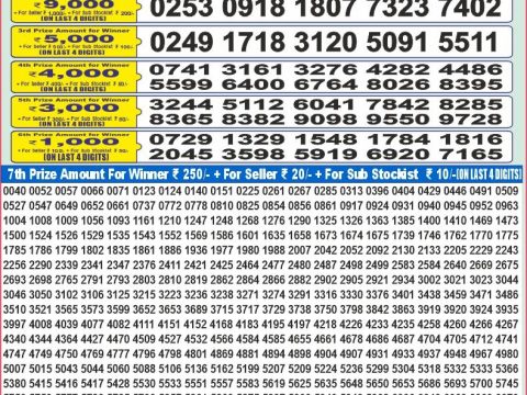 Today Lottery Sambad