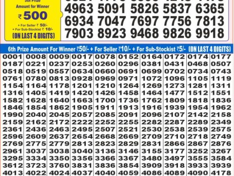 Today Lottery Sambad