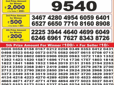 Today Lottery Sambad