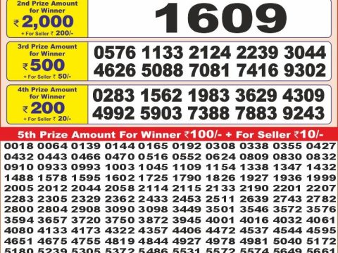 Today Lottery Sambad