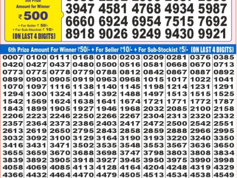Today Lottery Sambad