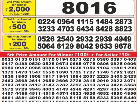 Today Lottery Sambad