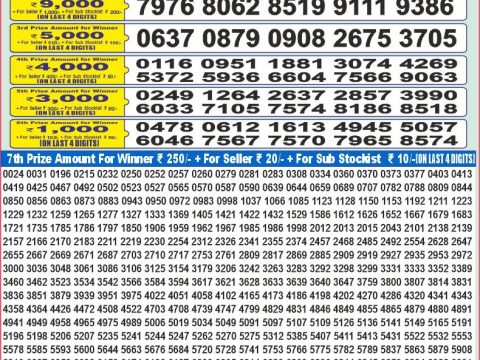 Today Lottery Sambad