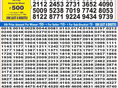 Today Lottery Sambad