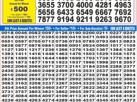 Today Lottery Sambad