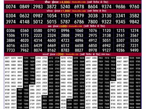 Today Lottery Sambad