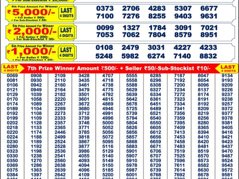 Today Lottery Sambad