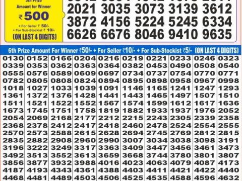 Today Lottery Sambad